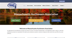 Desktop Screenshot of massauctioneers.com